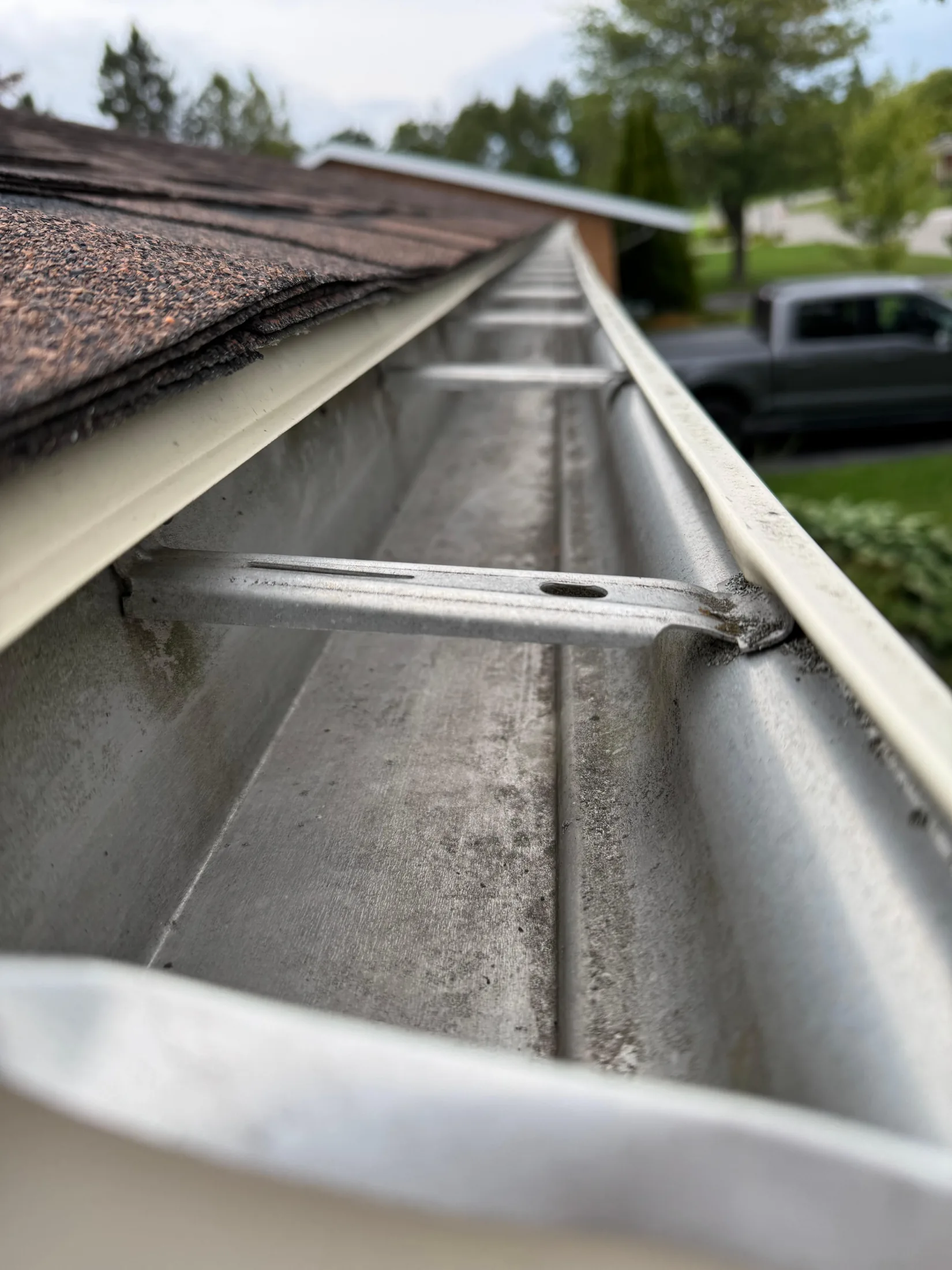 Gutter Cleaning — after